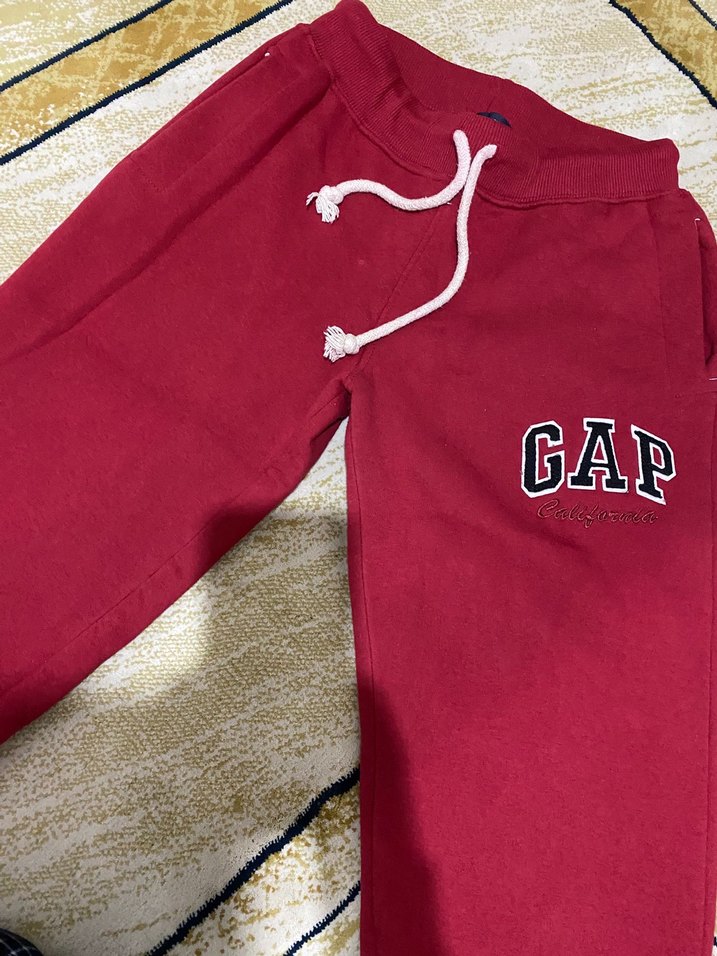 GAP Kırmızı Kadın Fermuarlı Sweatpant - Görsel 2