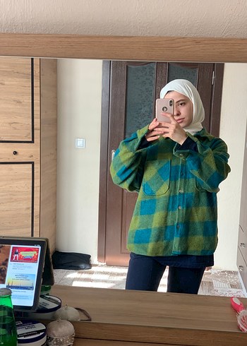 Kadın Camel Renkli Düğmeli Midi Ceket - Görsel 5