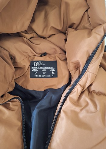 Kahverengi Fermuarlı Kadın Kışlık Mont - Görsel 5