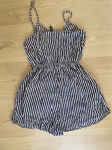 kısa çizgili tulum - Görsel 3