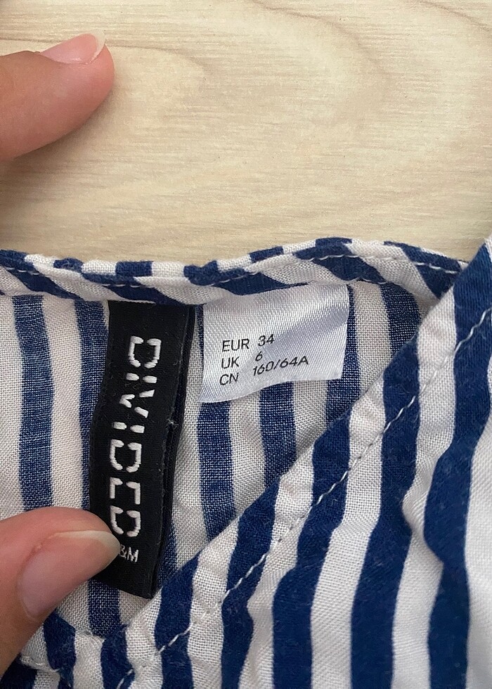 kısa çizgili tulum - Görsel 2