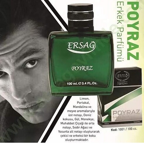 Ersağ poyraz erkek parfümü 100 ml EDP ????????????