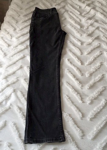 Gri Erkek Denim Pantolon Fermuarlı - Görsel 4