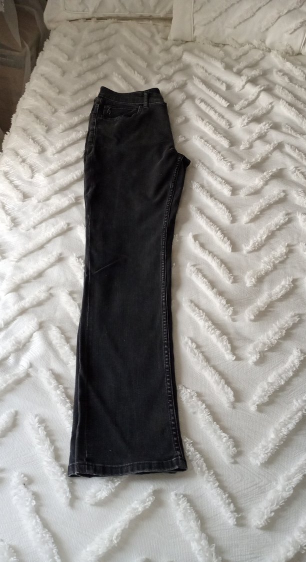 Gri Erkek Denim Pantolon Fermuarlı - Görsel 4