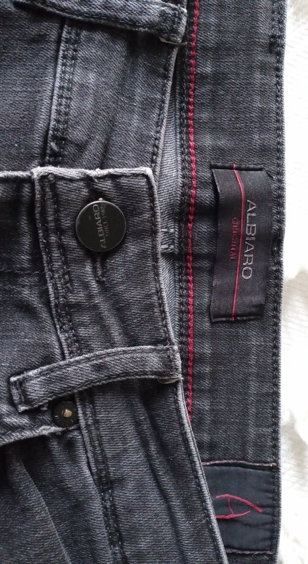 Gri Erkek Denim Pantolon Fermuarlı - Görsel 3
