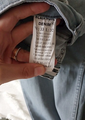 Gri Normal Boy Erkek Denim Pantolon - Görsel 5