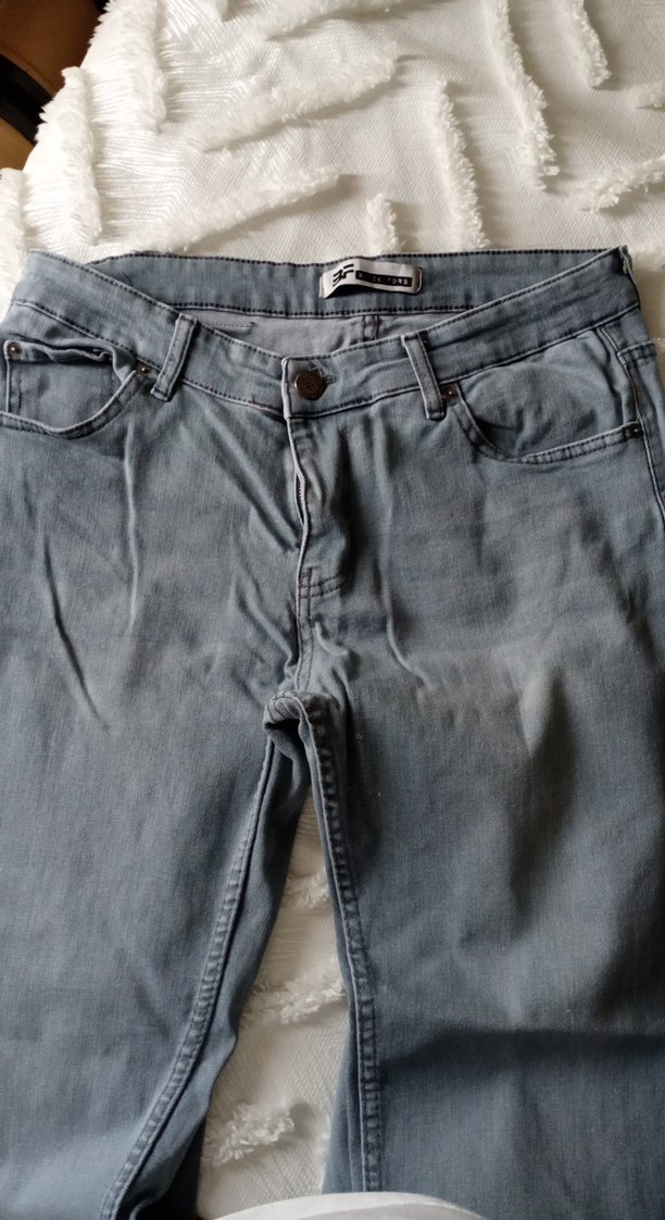 Gri Normal Boy Erkek Denim Pantolon - Görsel 2