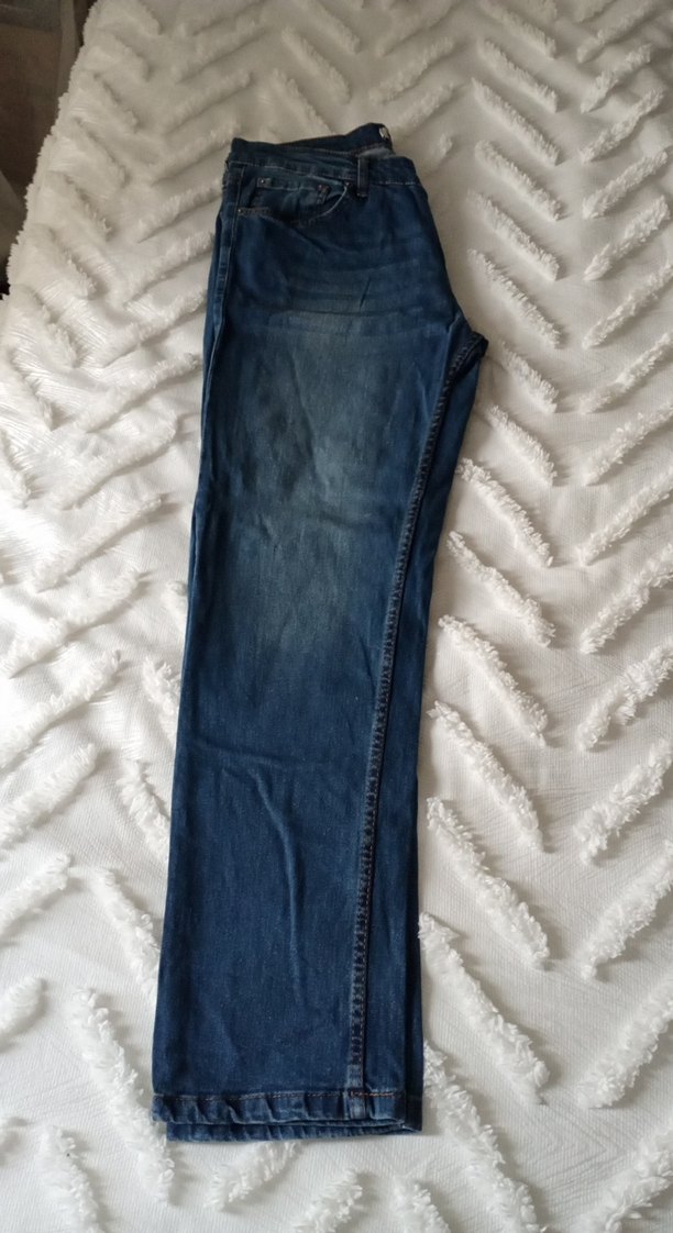 Lacivert Regular Kesim  Erkek Kot Pantolon - Görsel 3