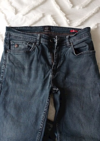 Gri Erkek Denim Normal Boy Pantolon - Görsel 2