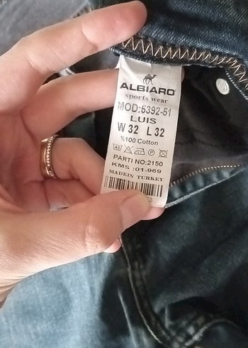 Gri Erkek Denim Normal Boy Pantolon - Görsel 4