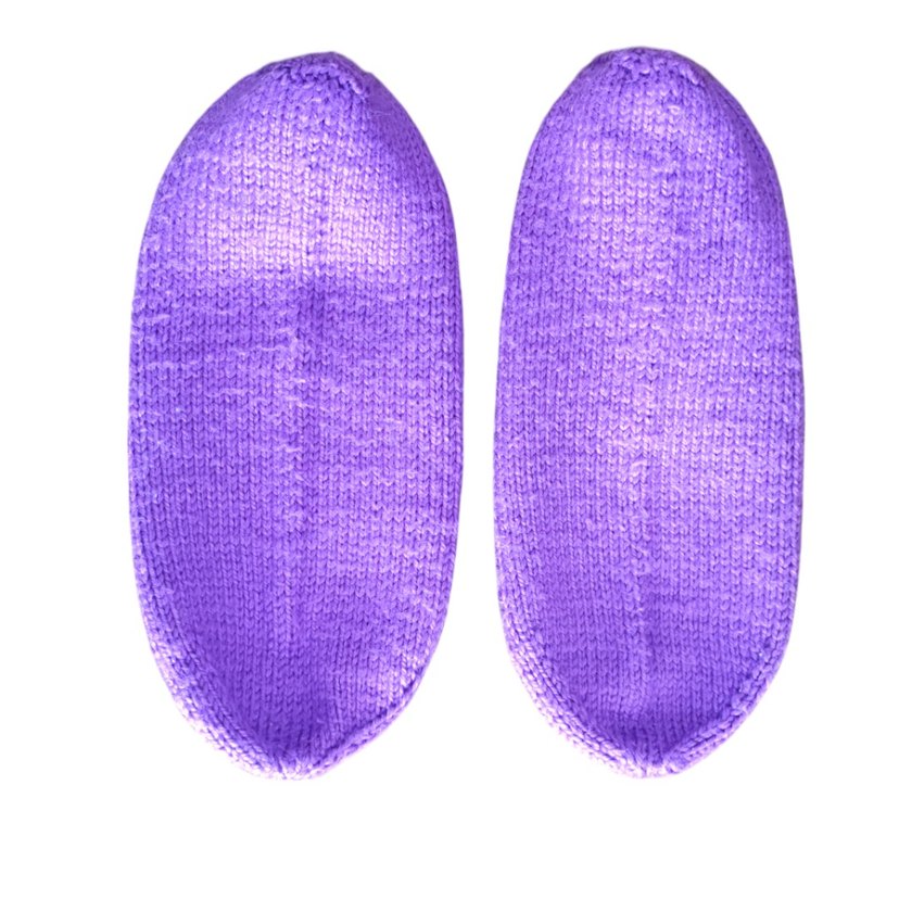 Nakışlı Mor Patik Çetik - Görsel 3