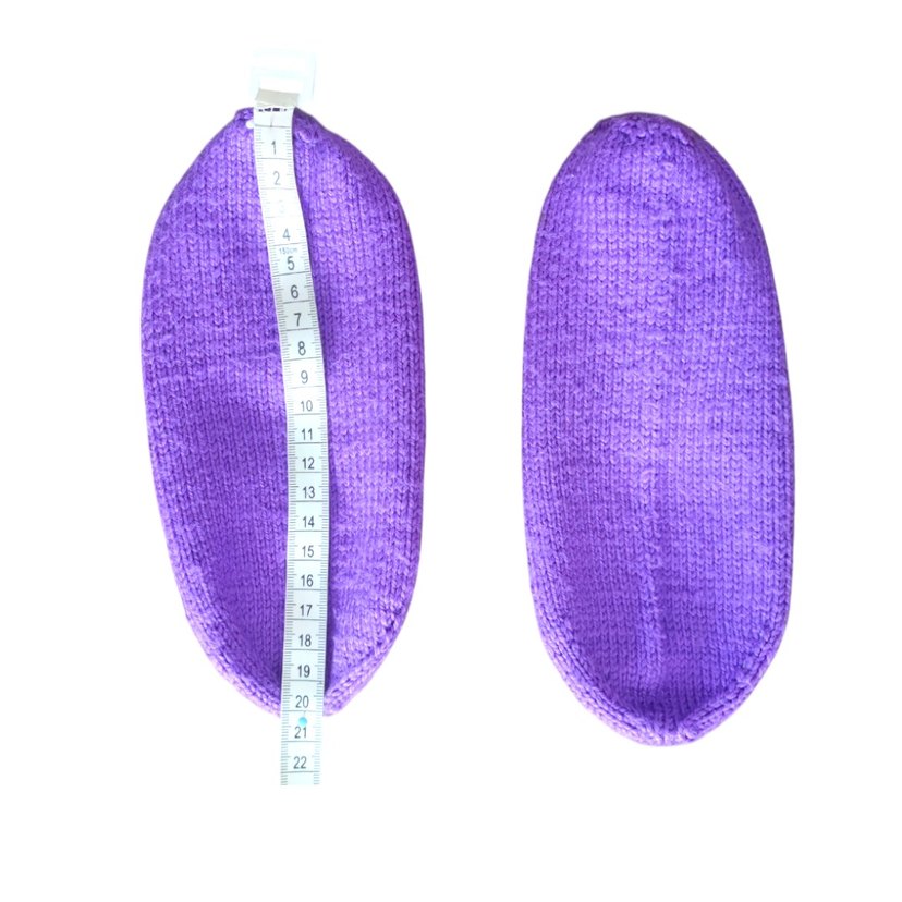 Nakışlı Mor Patik Çetik - Görsel 4