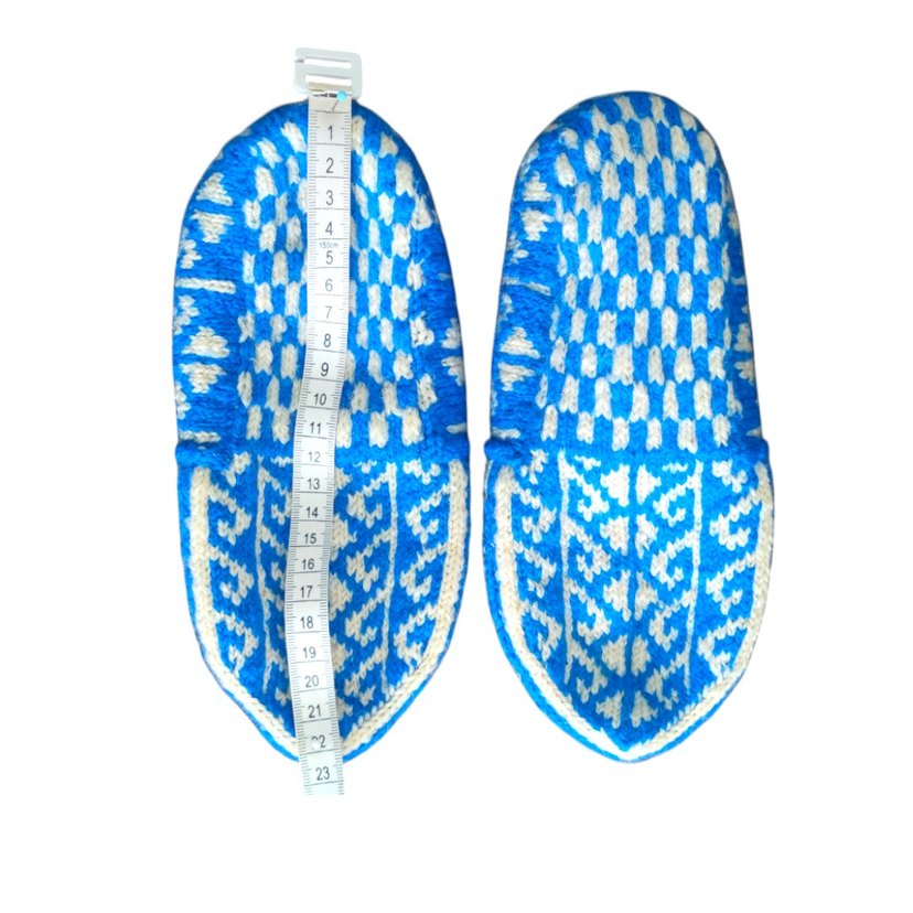 Geleneksel Çeyizlik El Örgüsü Patik - Görsel 4