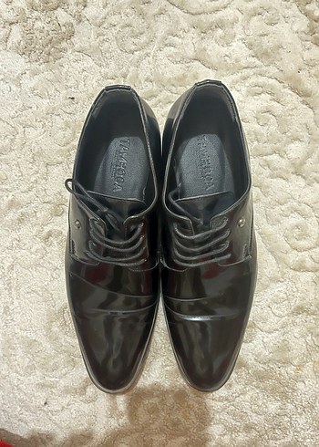 Siyah Parlak Klasik Erkek Ayakkabı - Görsel 4