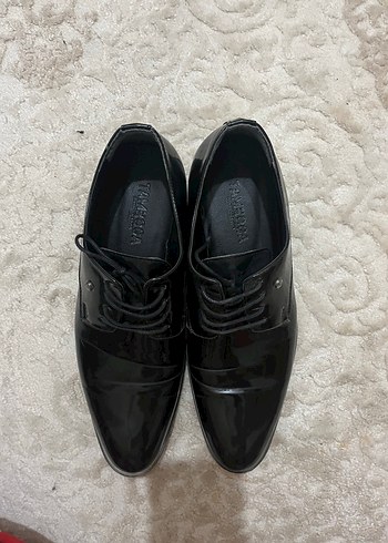 Siyah Parlak Klasik Erkek Ayakkabı - Görsel 5