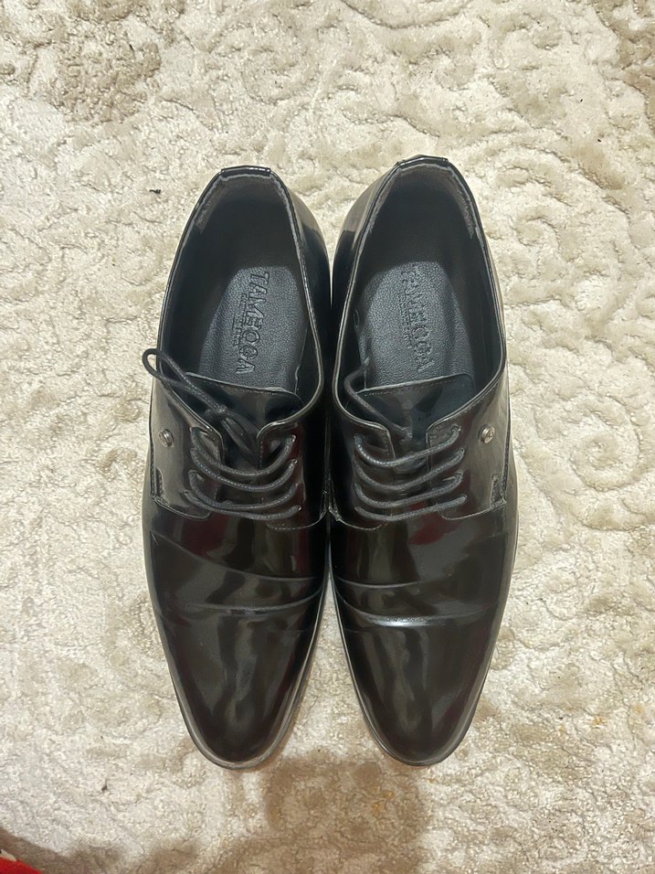 Siyah Parlak Klasik Erkek Ayakkabı - Görsel 4