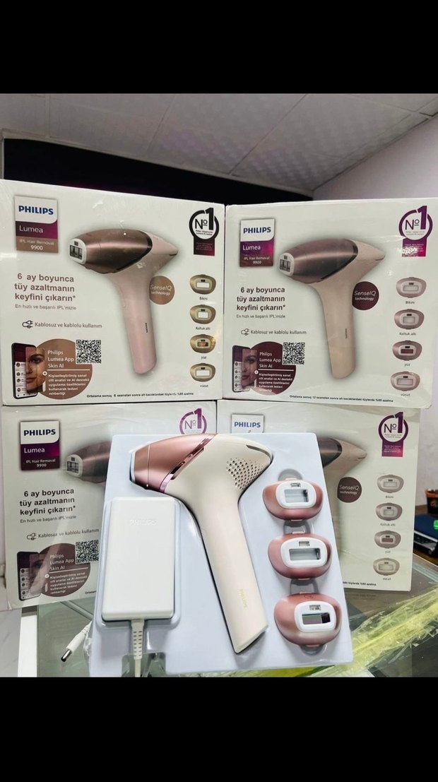 Philips Lazer Epilasyon Cihazı Bej-Gri - Görsel 2