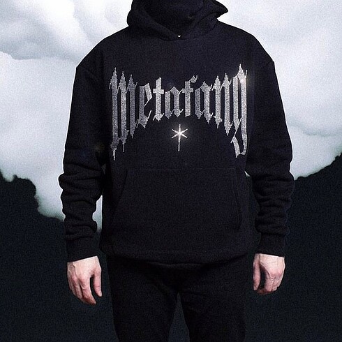 METAFANG CRYSTAL RHINESTONE HOODIE