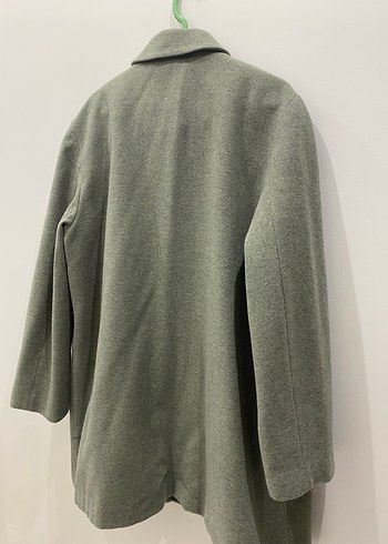 Yargıcı Yün Yeşil Palto - Görsel 5