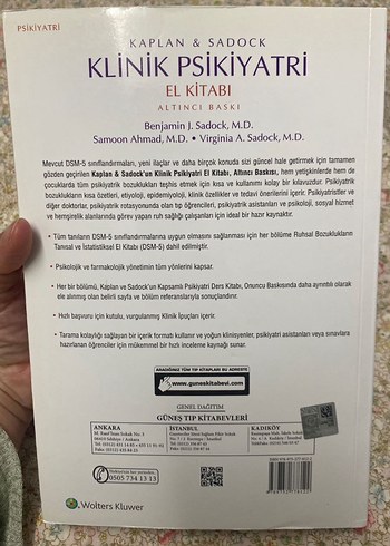 Kaplan & Sadock Klinik Psikiyatri El Kitabı - Görsel 2