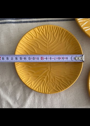 6lı Vintage Seramik Tatlı Tabak Seti - Görsel 2