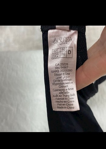 LaSenza 80D Siyah Goth Sütyen - Görsel 3
