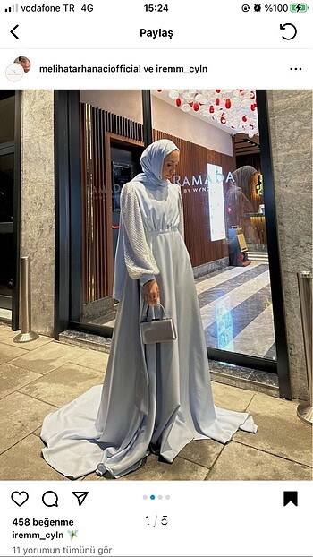 Meliha tarhanacı lavinia elbise