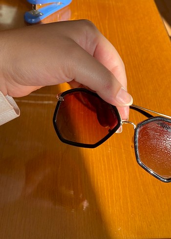 Accessorize Klasik Kadın Kahverengi Şeffaf Güneş Gözlüğü