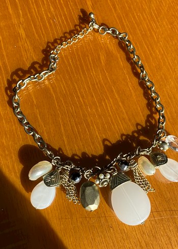 American Vintage Vintage Beyaz Bohem Kolye