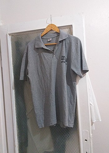Diğer Gri Erkek Kısa Kollu Polo Tişört