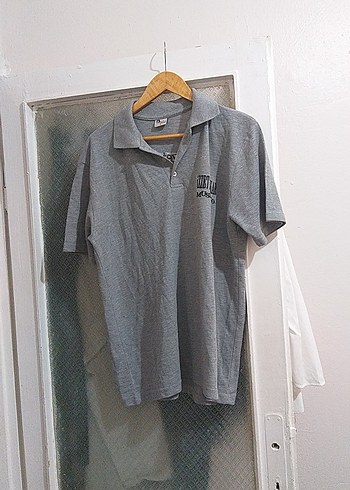 Gri Erkek Kısa Kollu Polo Tişört