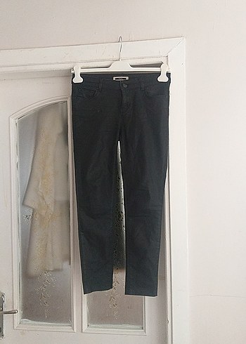 Kadın Siyah Normal Boy Kot Pantolon