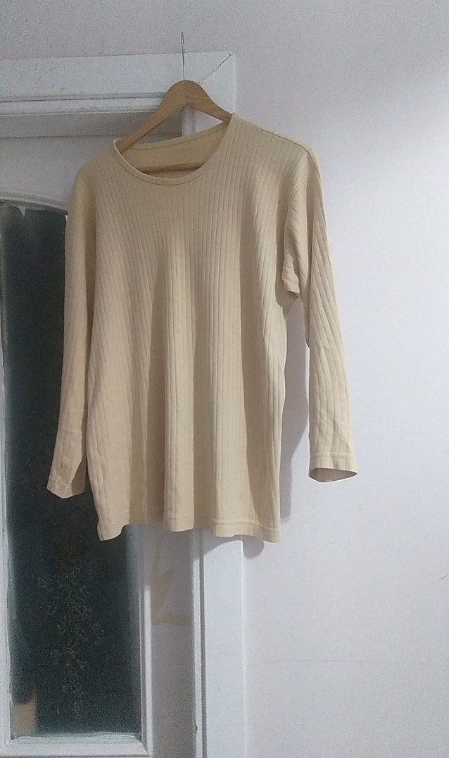 Kadın Bej Uzun Kollu Basic Triko - Görsel 4