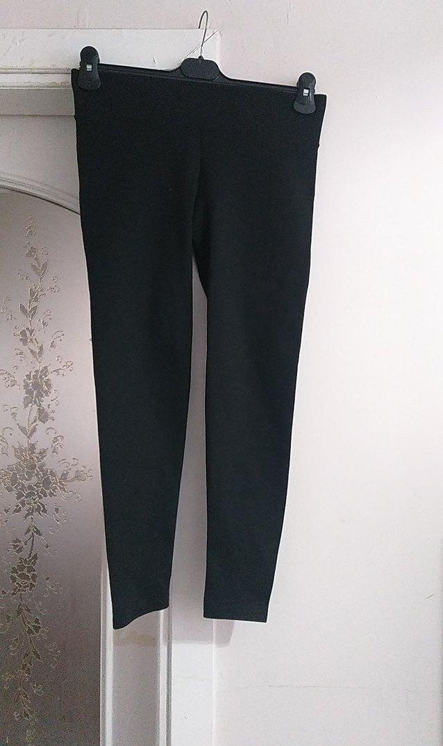 Siyah Midi Kadın Tayt - Görsel 3