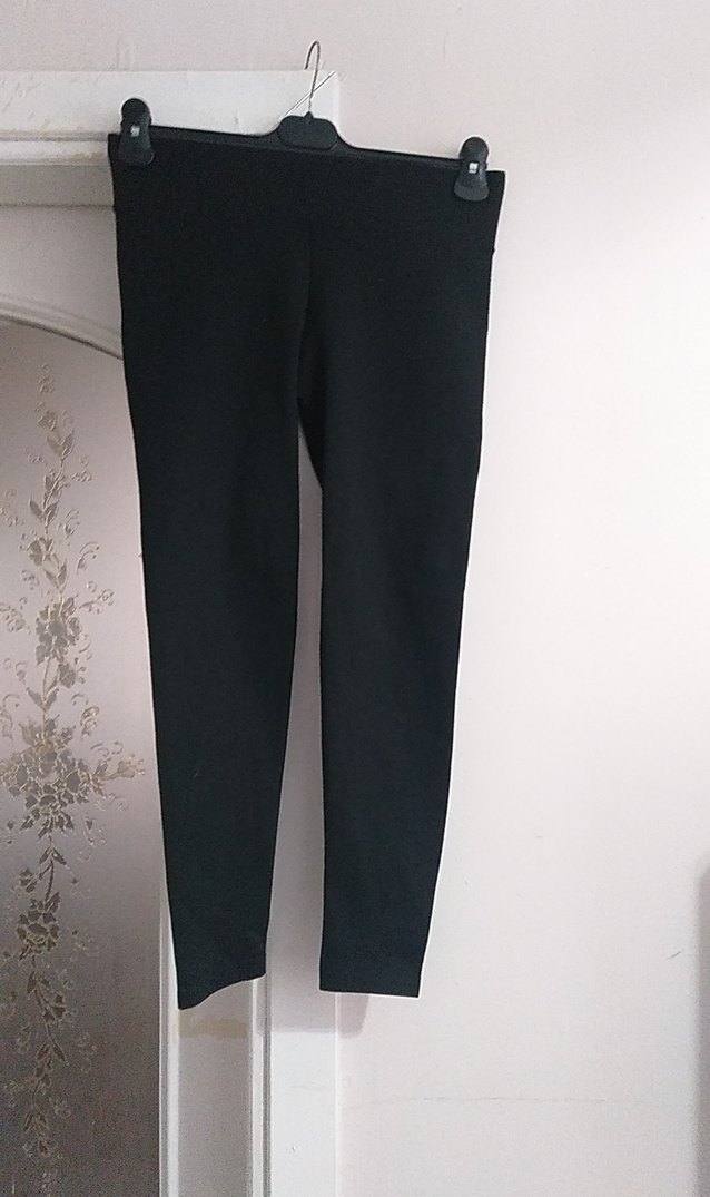 Siyah Midi Kadın Tayt - Görsel 2