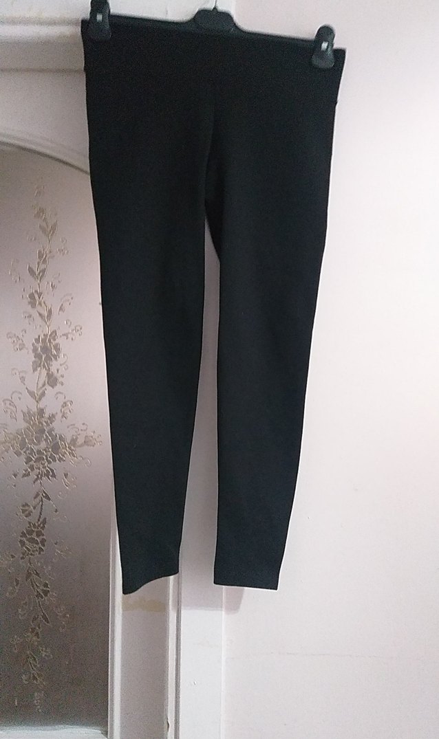 Siyah Midi Kadın Tayt - Görsel 4