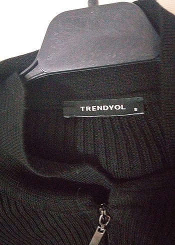 Fermuarlı Siyah Yüksek Yakalı Kadın Kazak - Görsel 5