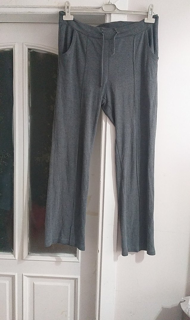 Gri Kadın Midi Boy Rahat Kesim Eşofman - Görsel 4