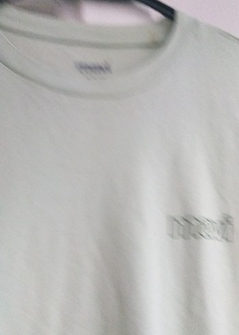 Erkek Yeşil Keten Tişört - Görsel 5