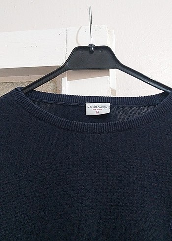 Erkek Lacivert Örgü Bisiklet Yaka Kazak - Görsel 5