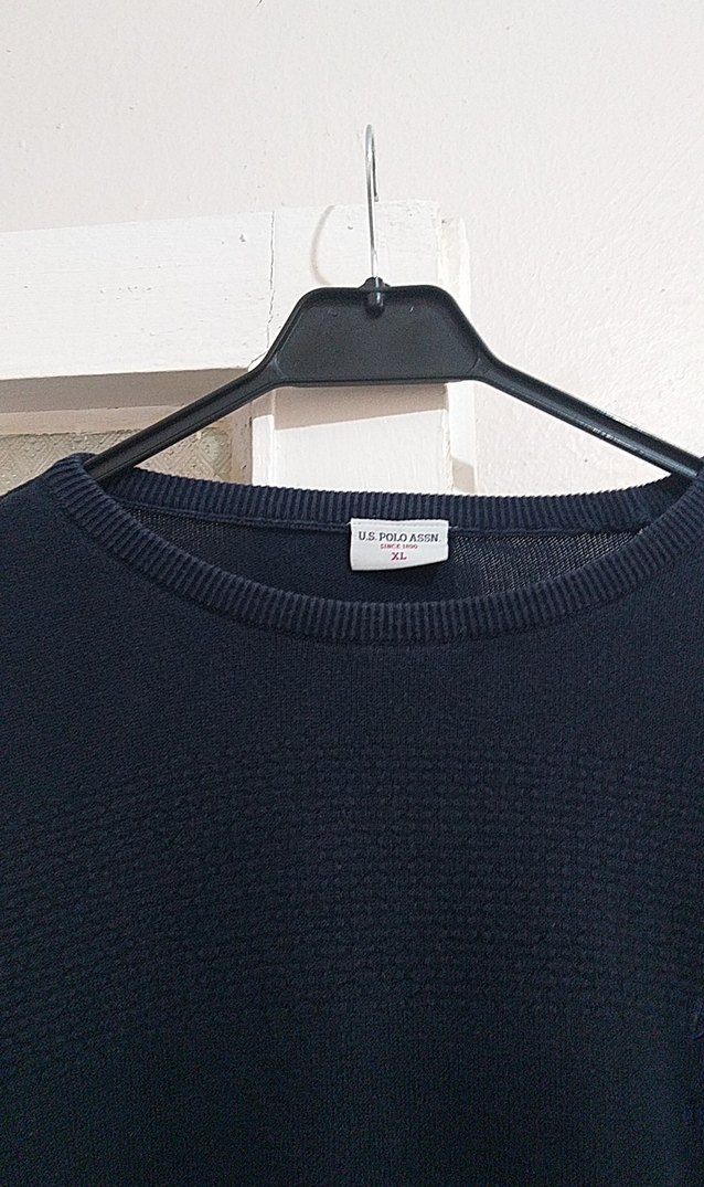 Erkek Lacivert Örgü Bisiklet Yaka Kazak - Görsel 5