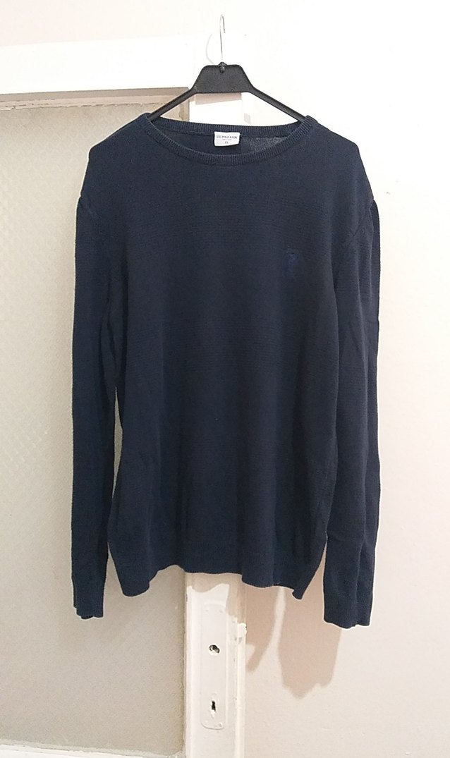 Erkek Lacivert Örgü Bisiklet Yaka Kazak - Görsel 4