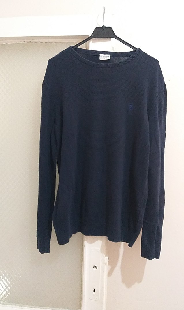 Erkek Lacivert Örgü Bisiklet Yaka Kazak - Görsel 2