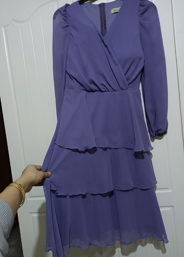 Tüllü elbise - Görsel 3