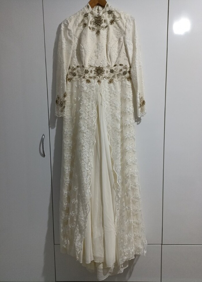 Gelinlik nikah elbisesi gece elbisesi  - Görsel 4