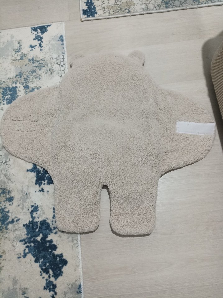 Krem Renkli Bebek kundak - Görsel 3