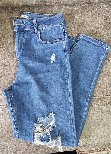 m Beden mavi Renk Addax mom Jean