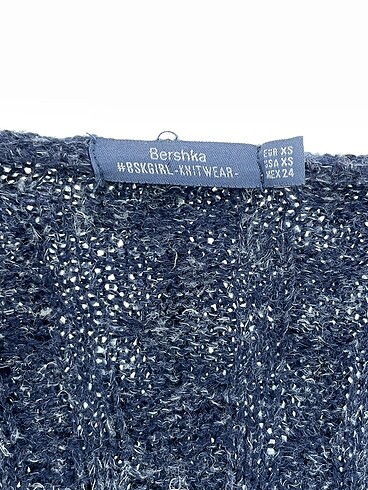 xs Beden lacivert Renk Bershka Hırka %70 İndirimli.