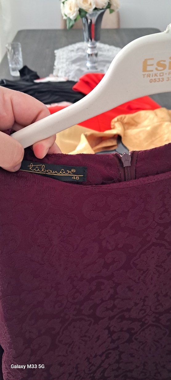 Uzun Kollu Kadın Elbise - Görsel 4