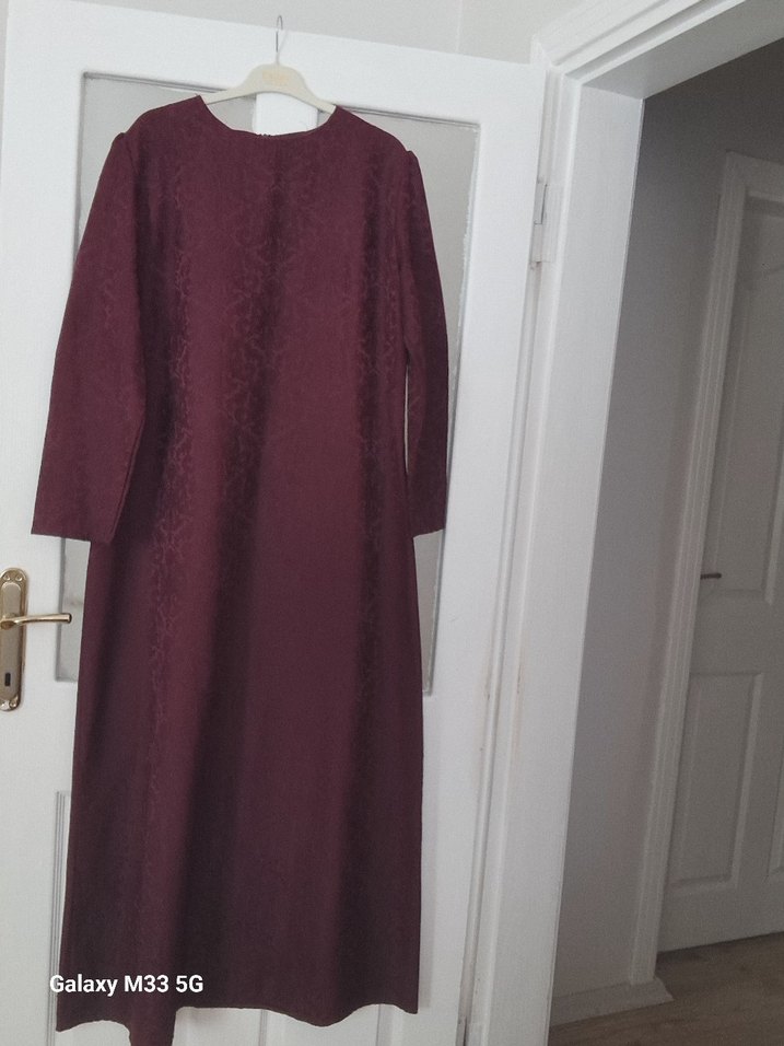 Uzun Kollu Kadın Elbise - Görsel 3